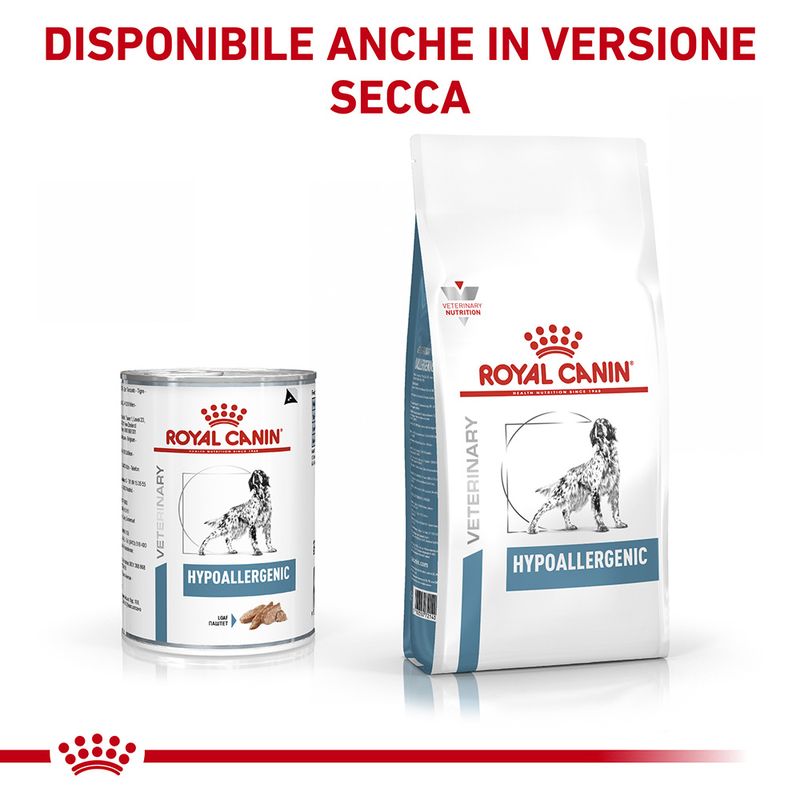 Zooplus Royal Canin Canine Hypoallergenic Mousse Veterinary umido per cane Rilascio limitato
