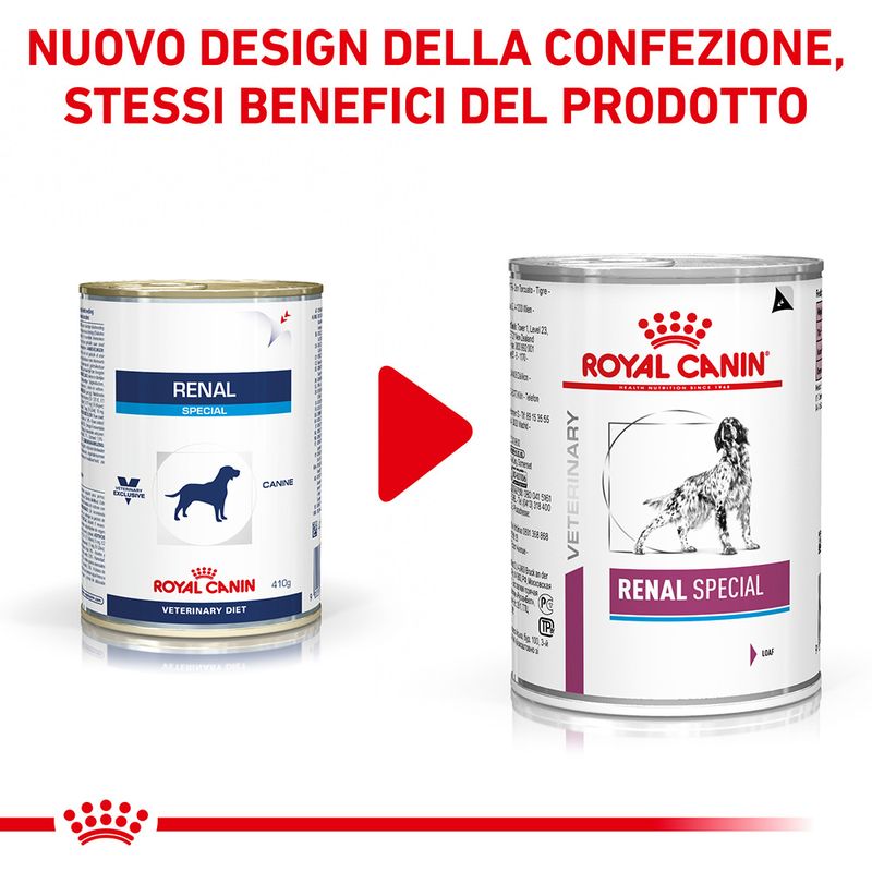 Zooplus Royal Canin Renal Special Canine Veterinary Mousse umido per cane Offerta speciale della fabbrica