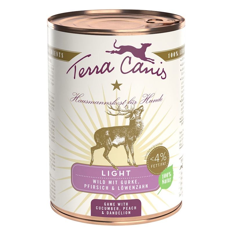 Zooplus Terra Canis Light 6 x 400 g Alimento umido per cani Super sconto