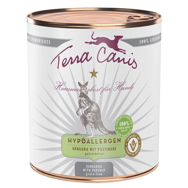 Zooplus Terra Canis Ipoallergenico 6 x 800 g Alimento umido per cani Limitato a 3 giorni