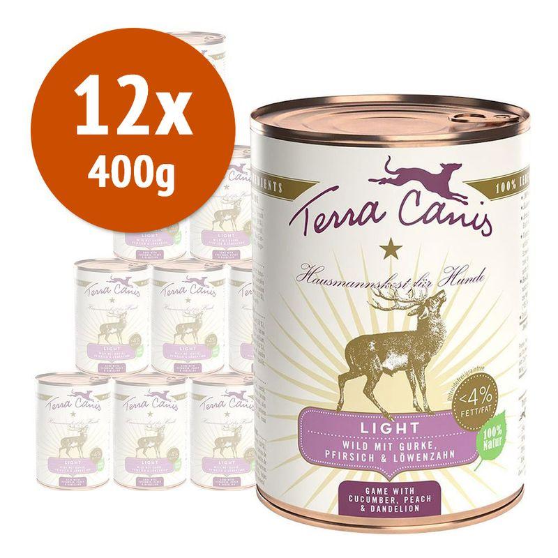 Zooplus Terra Canis Light 12 x 400 g Alimento umido per cani