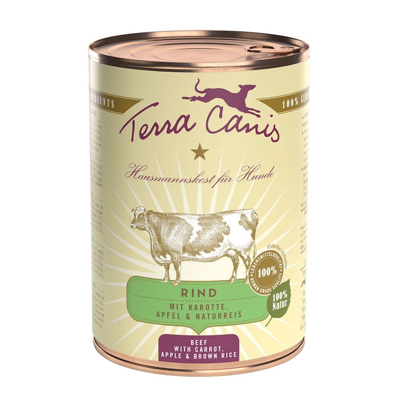 Zooplus Terra Canis Classic 6 x 400 g Alimento umido per cane In vendita