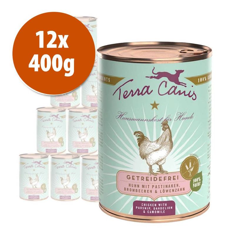 Zooplus Terra Canis Senza cereali 12 x 400 g umido per cane 50% di sconto per tempo limitato