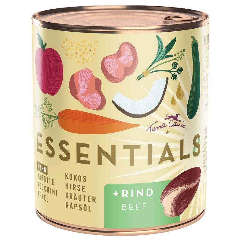 Zooplus Terra Canis Essential 8+ 12 x 780 g Umido cane Italia