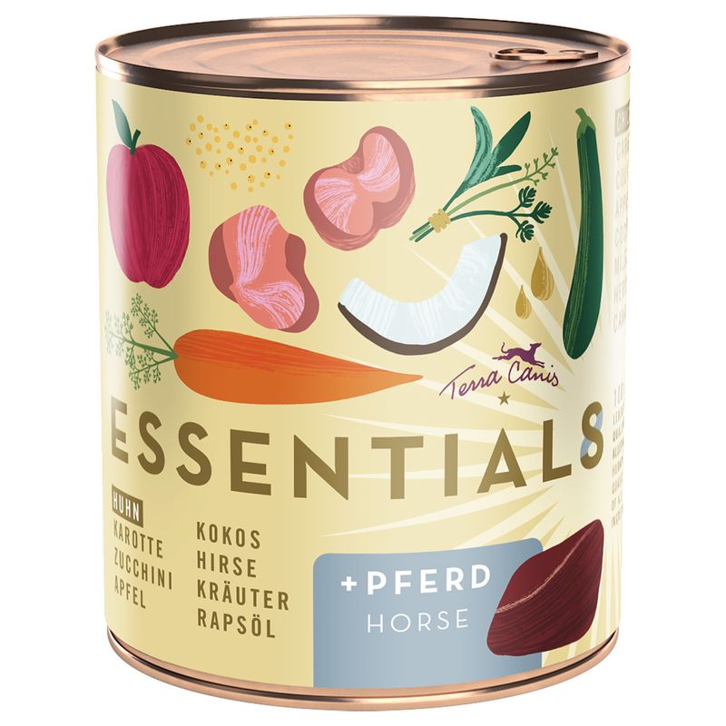 Zooplus Terra Canis Essential 8+ 12 x 780 g Umido cane Italia