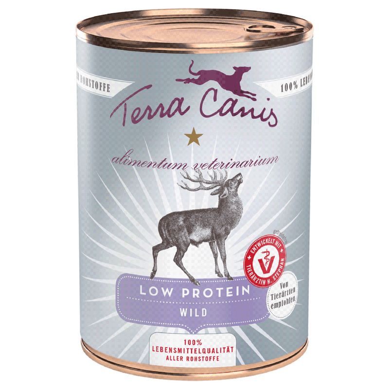 Zooplus Multipack risparmio Terra Canis Alimentum Veterinarium Low Protein 12 x 400 g Promozione
