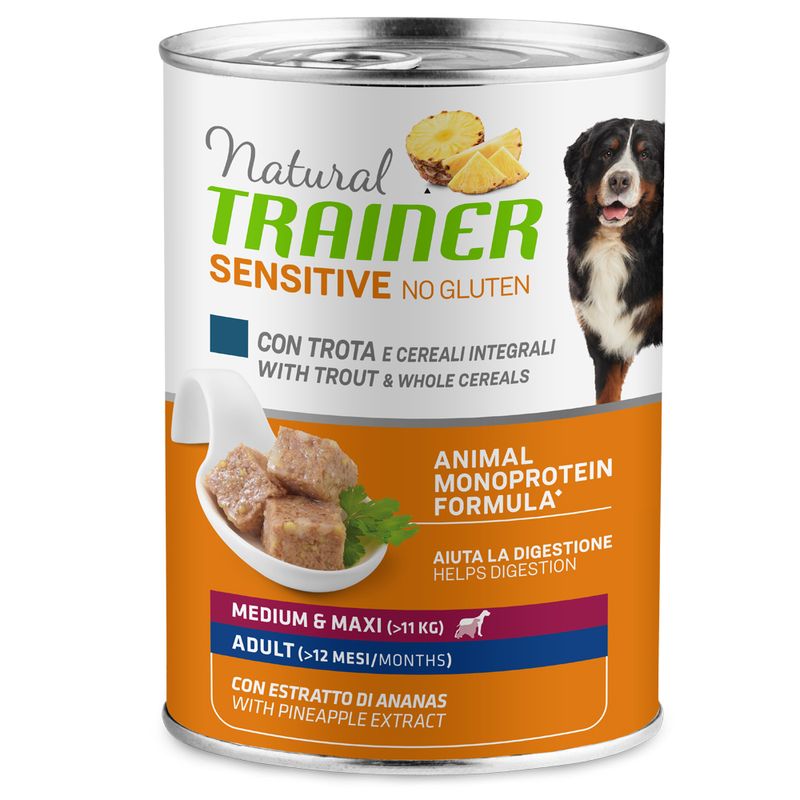 Zooplus Natural Trainer Sensitive No Gluten Adult 6 x 400 g Prezzo Ridotto