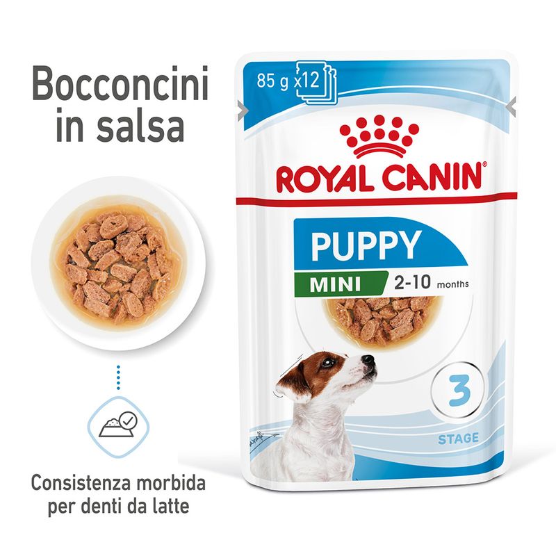 Zooplus Royal Canin Mini Puppy umido in salsa per cane Saldi Di Fabbrica