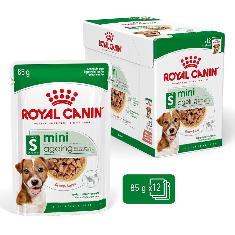 Zooplus Royal Canin Mini Ageing umido in salsa per cane Vendite Flash
