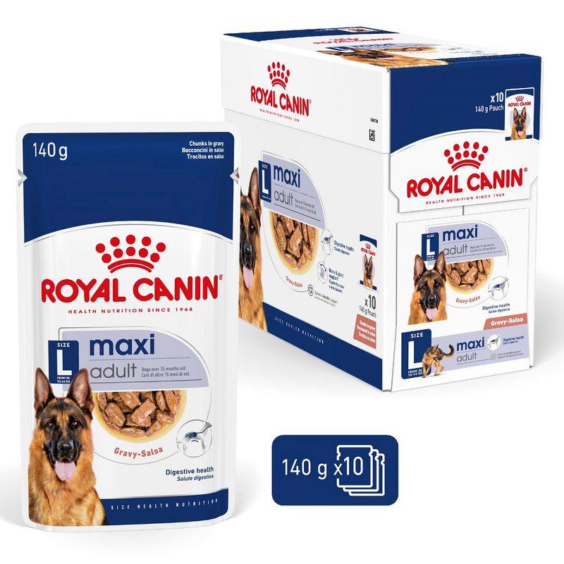 Zooplus Royal Canin Maxi Adult umido in salsa per cane Nuova