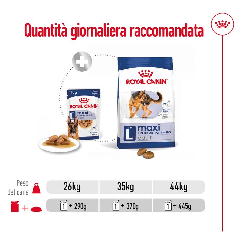 Zooplus Royal Canin Maxi Adult umido in salsa per cane Nuova