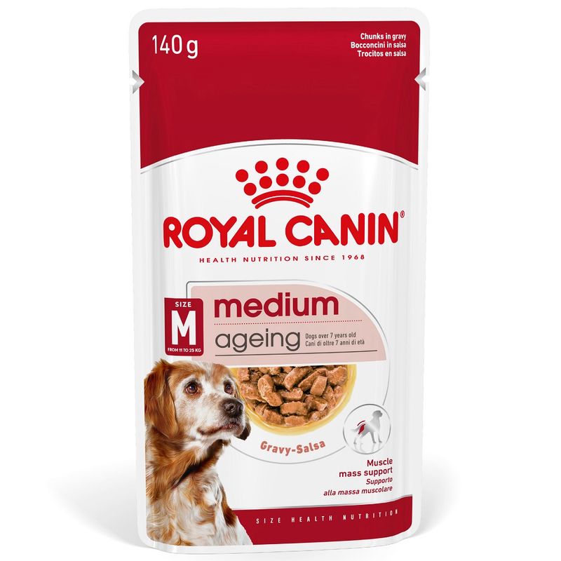 Zooplus Royal Canin Medium Ageing umido in salsa per cane Negozio online di fabbrica