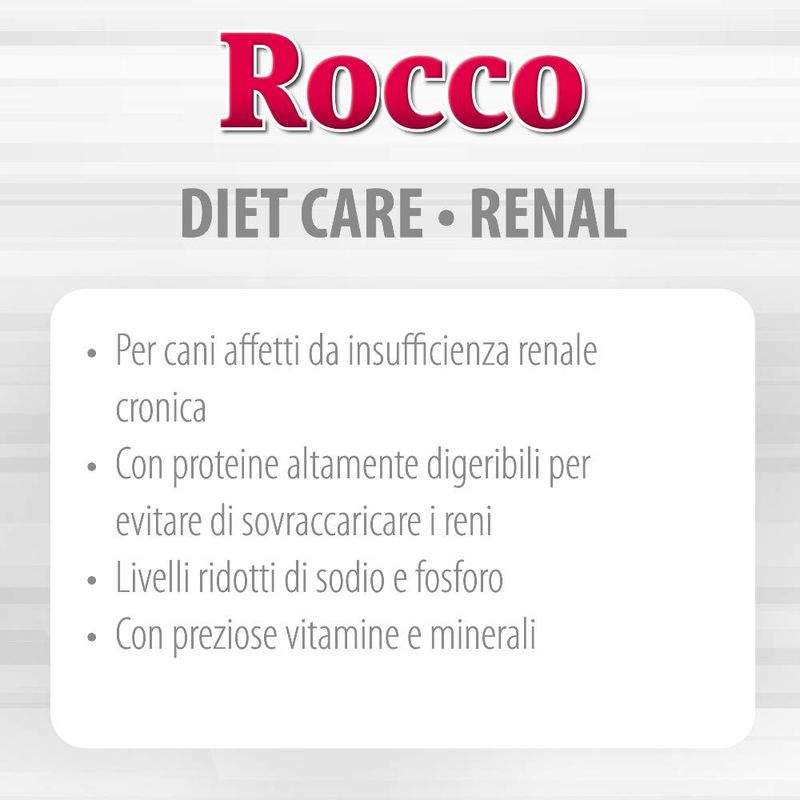 Zooplus Rocco Diet Care Renal Manzo con Cuori di Pollo & Zucca 400 g umido cane Offerta San Valentino