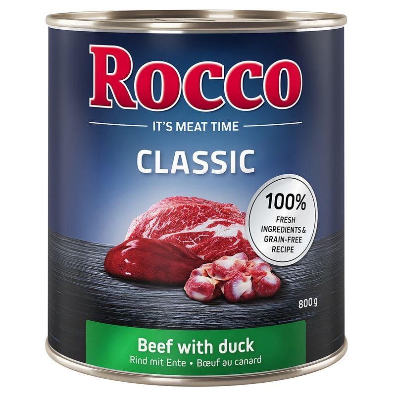Zooplus Rocco Classic Pacco misto 6 x 800 g umido per cane Smaltimento dello stoccaggio