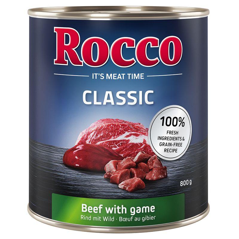 Zooplus Rocco Classic Pacco misto 6 x 800 g umido per cane Smaltimento dello stoccaggio