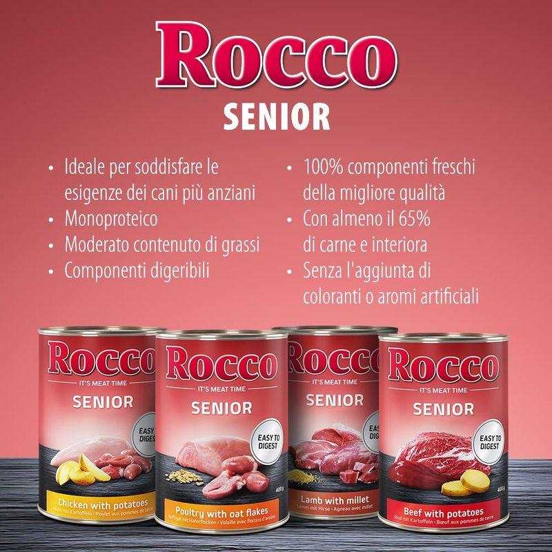 Zooplus Rocco Senior 6 x 400 g umido per cane Lightning offer