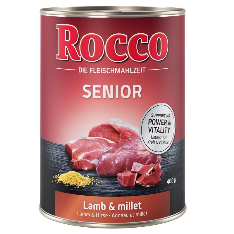 Zooplus Rocco Senior 6 x 400 g umido per cane Lightning offer