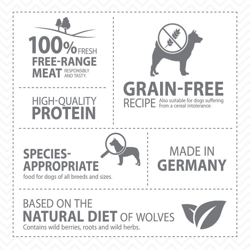 Zooplus 5 + 1 gratis 6 x 400 g Wolf of Wilderness Alimento umido per cani Offerte speciali