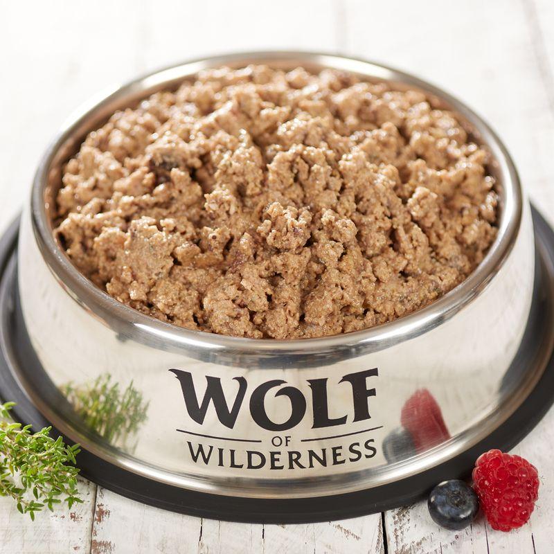 Zooplus Set Risparmio Wolf of Wilderness "Carne allevata all'aperto" 12 x 400 g Enormi risparmi