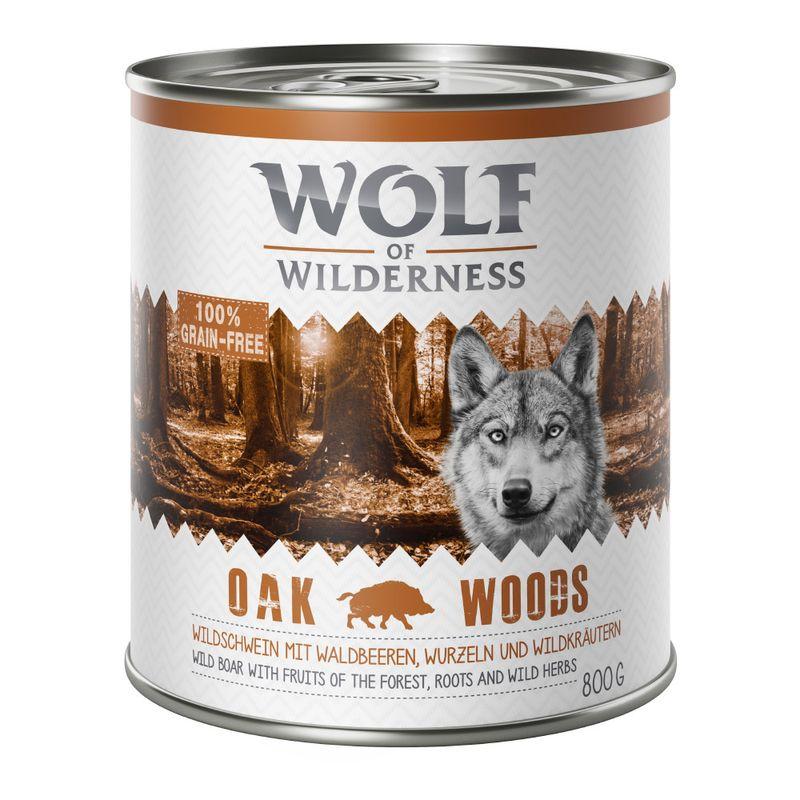 Zooplus 10€ DI SCONTO 24 x 800 g Wolf of Wilderness umido per cane Sconti VIP