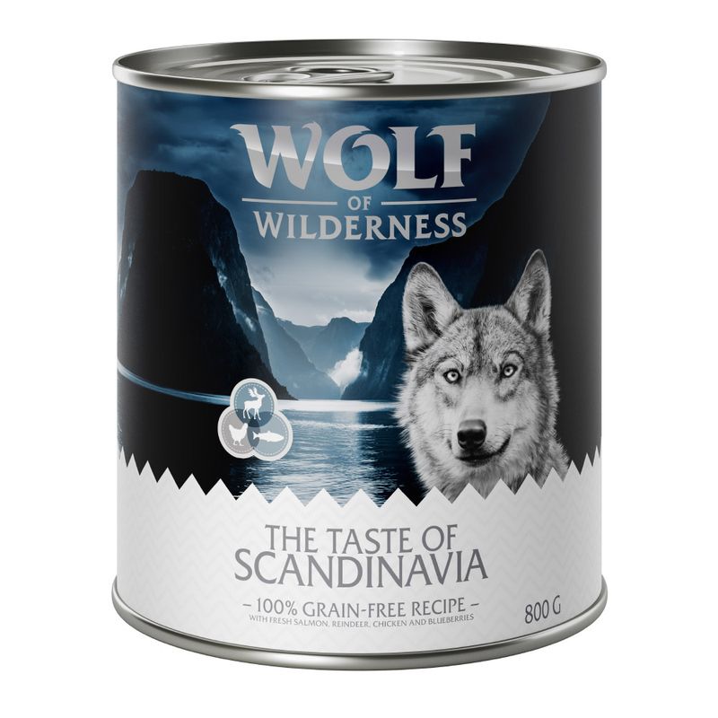 Zooplus 10€ DI SCONTO 24 x 800 g Wolf of Wilderness umido per cane Sconti VIP