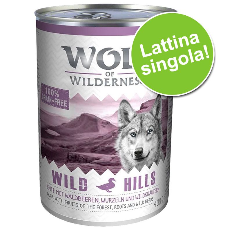 Zooplus Wolf of Wilderness 1 x 400 g Prezzo basso