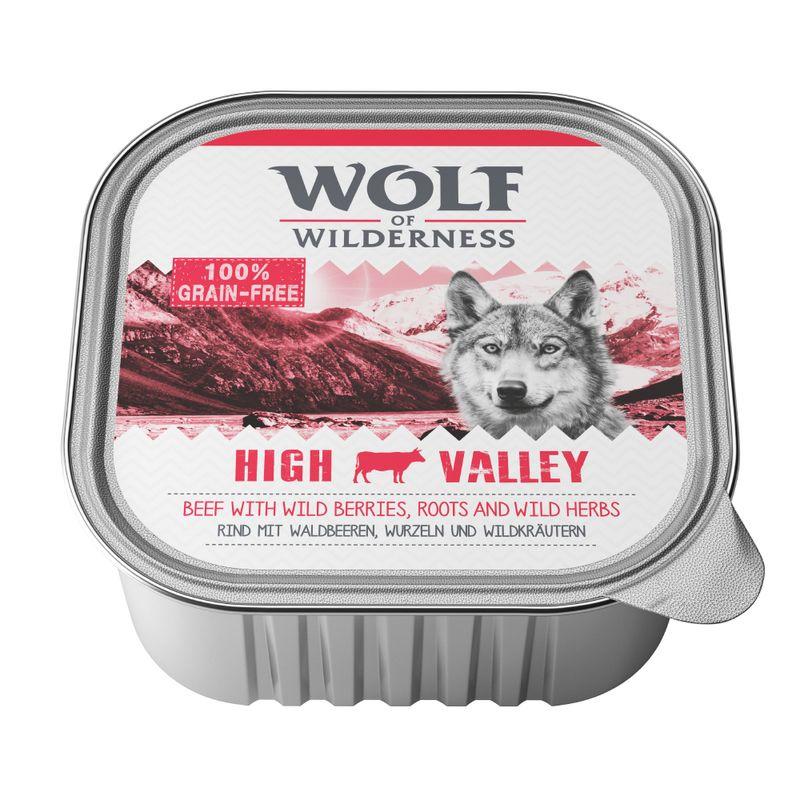 Zooplus Wolf of Wilderness Adult 6 x 300 g umido per cane Ritorno libero