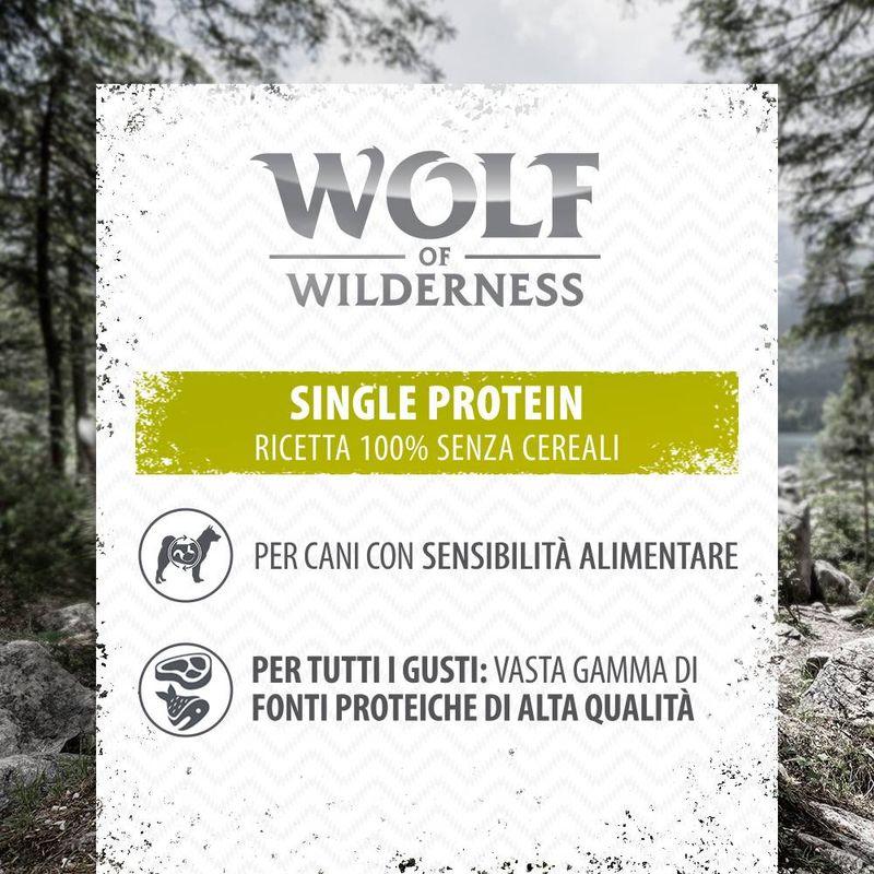 Zooplus Wolf of Wilderness Adult 6 x 300 g umido per cane Ritorno libero