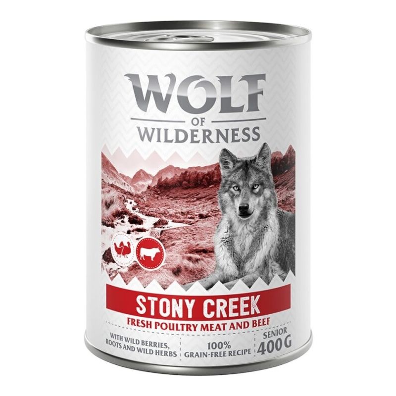 Zooplus Wolf of Wilderness Senior 1 x 400 g Rilascio limitato