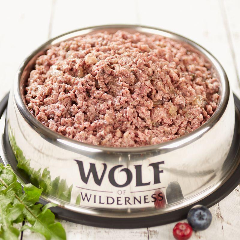 Zooplus Wolf of Wilderness MINI Adult 6 x 150 g Alimento umido per cani Ultimi tre giorni
