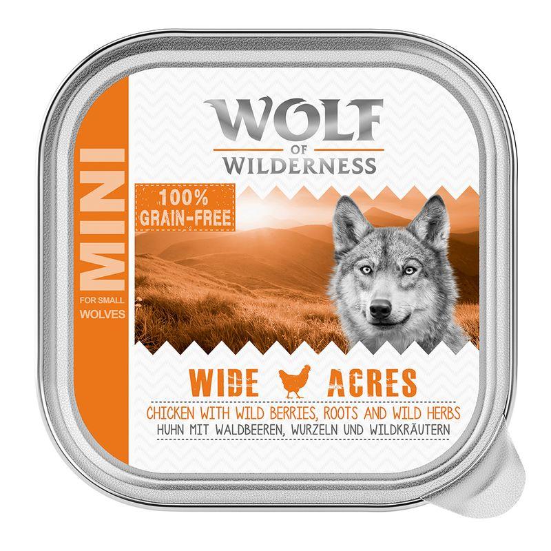 Zooplus Wolf of Wilderness MINI Adult 24 x 150 g Alimento umido per cani Only for today