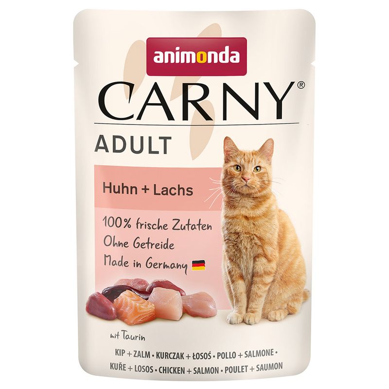 Zooplus animonda Carny Adult Buste Pollo & Salmone 85 g Sostegno trimestrale