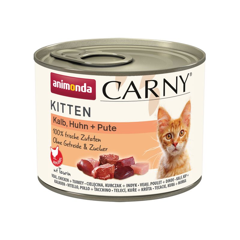 Zooplus animonda Carny Kitten 12 x 200 g Alimento umido per gattini Discount Store per i nuovi prodotti