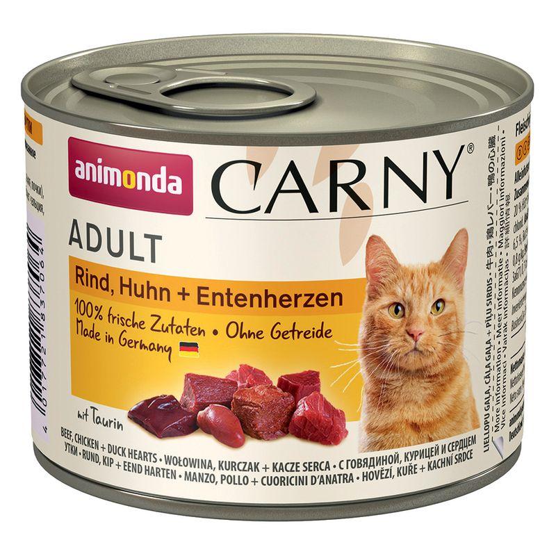 Zooplus animonda Carny Adult 6 x 200 g umido gatto Solo un giorno rimasto
