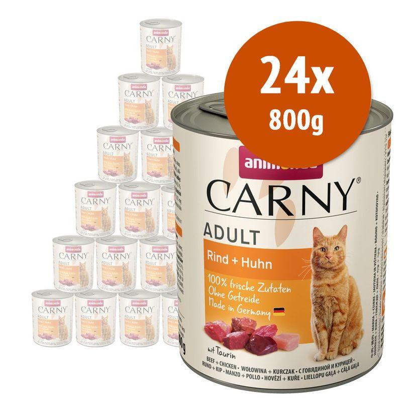 Zooplus animonda Carny Adult 24 x 800 g Umido per gatto Super sconto