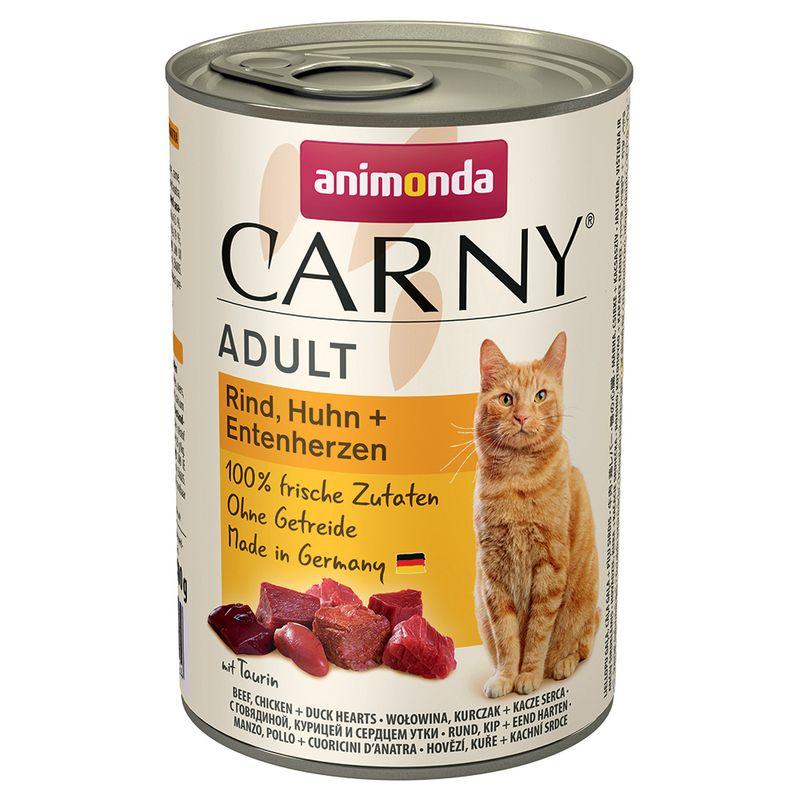 Zooplus animonda Carny Adult 6 x 400 g Umido per gatto Enormi sconti