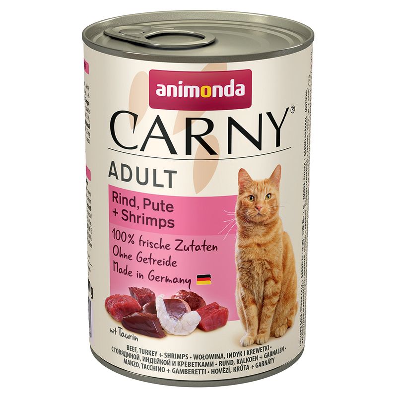 Zooplus animonda Carny Adult 6 x 400 g Umido per gatto Enormi sconti