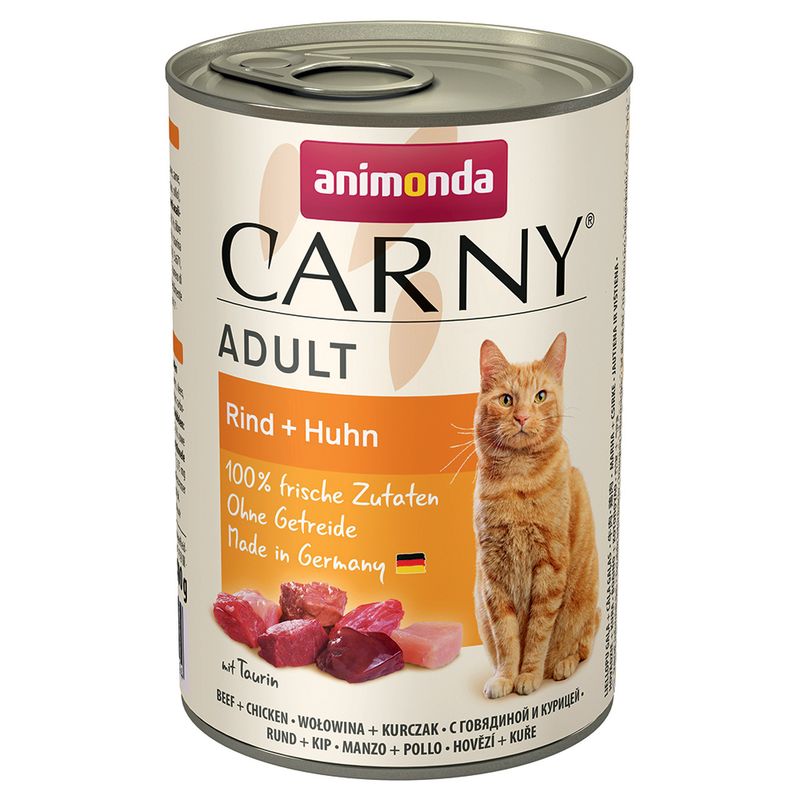 Zooplus animonda Carny Adult 6 x 400 g Umido per gatto Enormi sconti