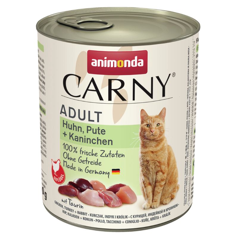 Zooplus animonda Carny Adult 6 x 800 g Umido per gatto 50% di sconto con spedizione gratuita