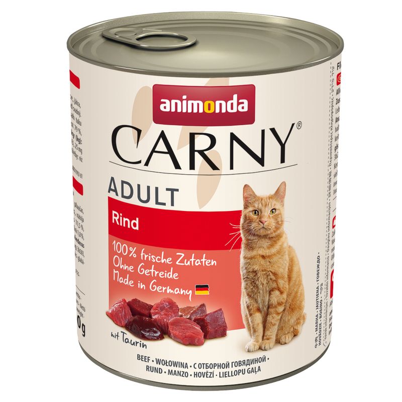 Zooplus animonda Carny Adult 6 x 800 g Umido per gatto 50% di sconto con spedizione gratuita
