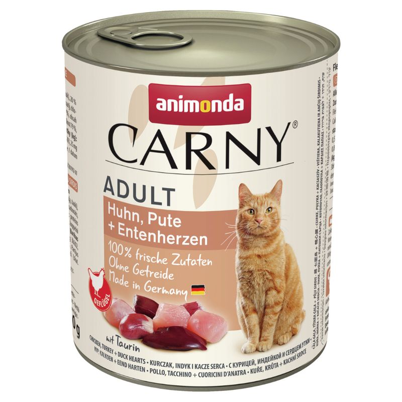 Zooplus animonda Carny Adult 6 x 800 g Umido per gatto 50% di sconto con spedizione gratuita