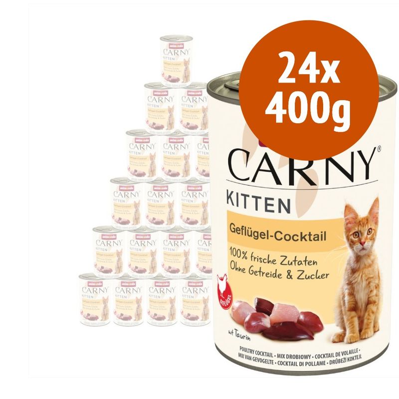 Zooplus animonda Carny Kitten 24 x 400 g Alimento umido per gattini Trasporto libero internazionale