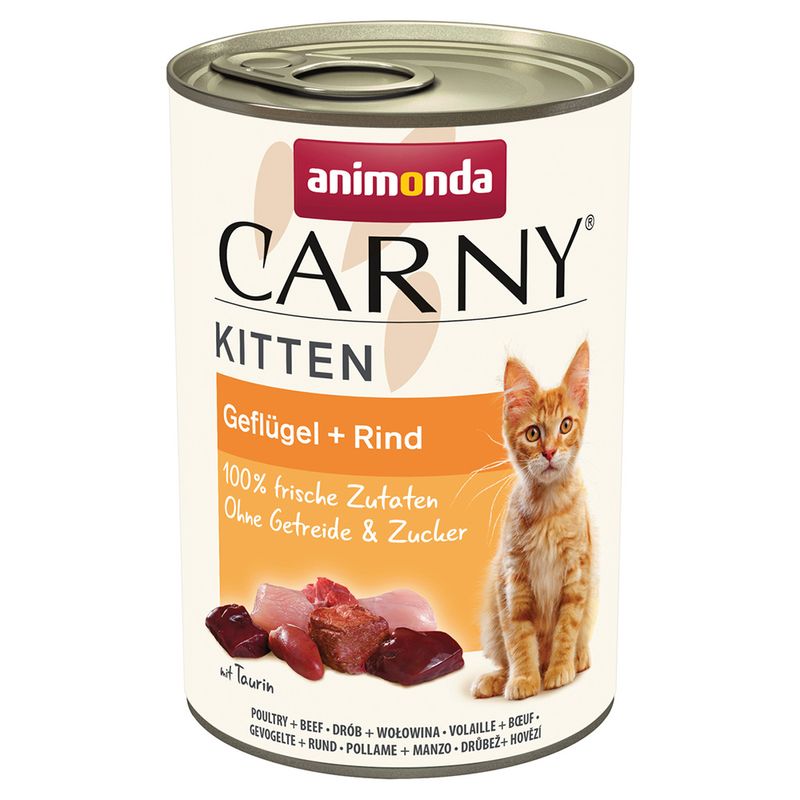 Zooplus animonda Carny Kitten 24 x 400 g Alimento umido per gattini Trasporto libero internazionale
