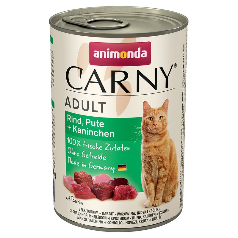 Zooplus animonda Carny Adult 24 x 400 g Umido per gatto Officina