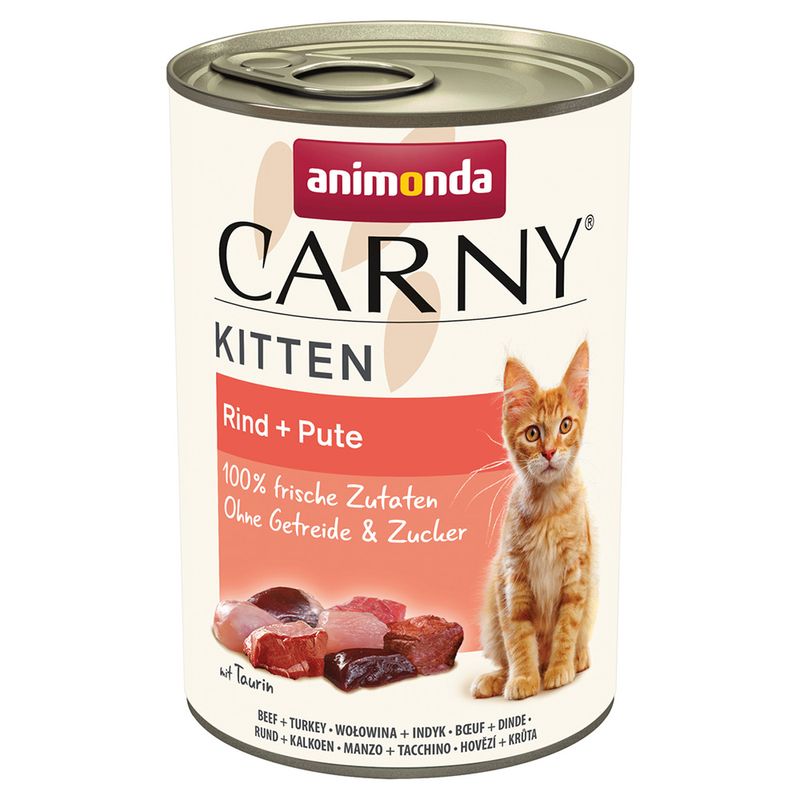 Zooplus animonda Carny Kitten 12 x 400 g Alimento umido per gattini Duty-free