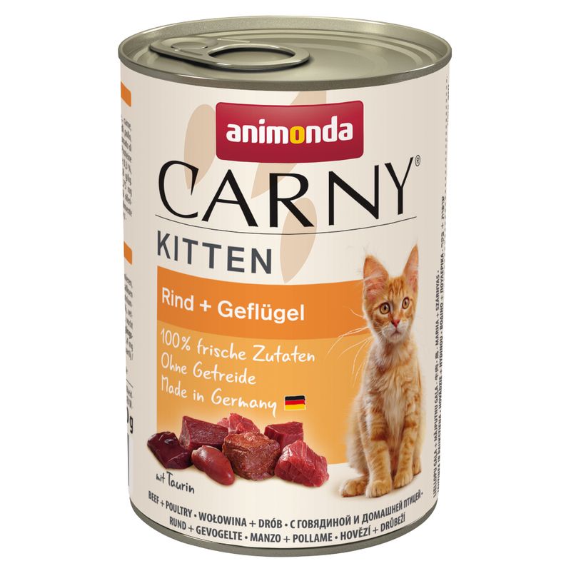 Zooplus animonda Carny Kitten 12 x 400 g Alimento umido per gattini Duty-free