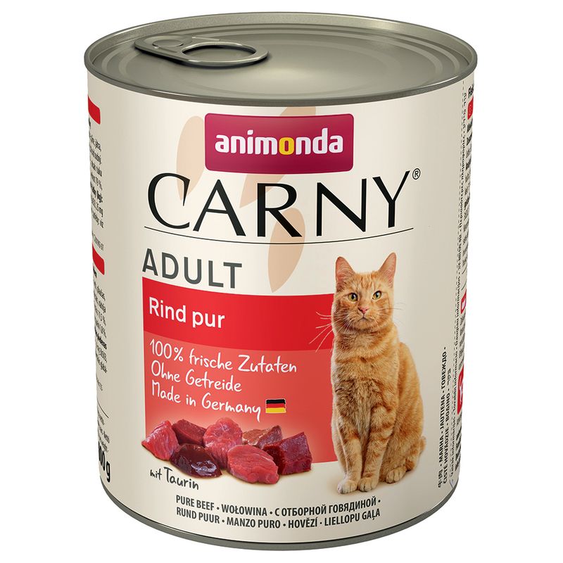 Zooplus Set prova animonda Carny Adult 6 x 800 g 50% di sconto per tempo limitato