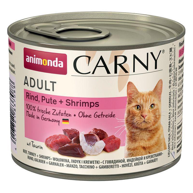 Zooplus Set prova misto animonda Carny Adult 12 x 200 g Alimento umido per gatti Promozione