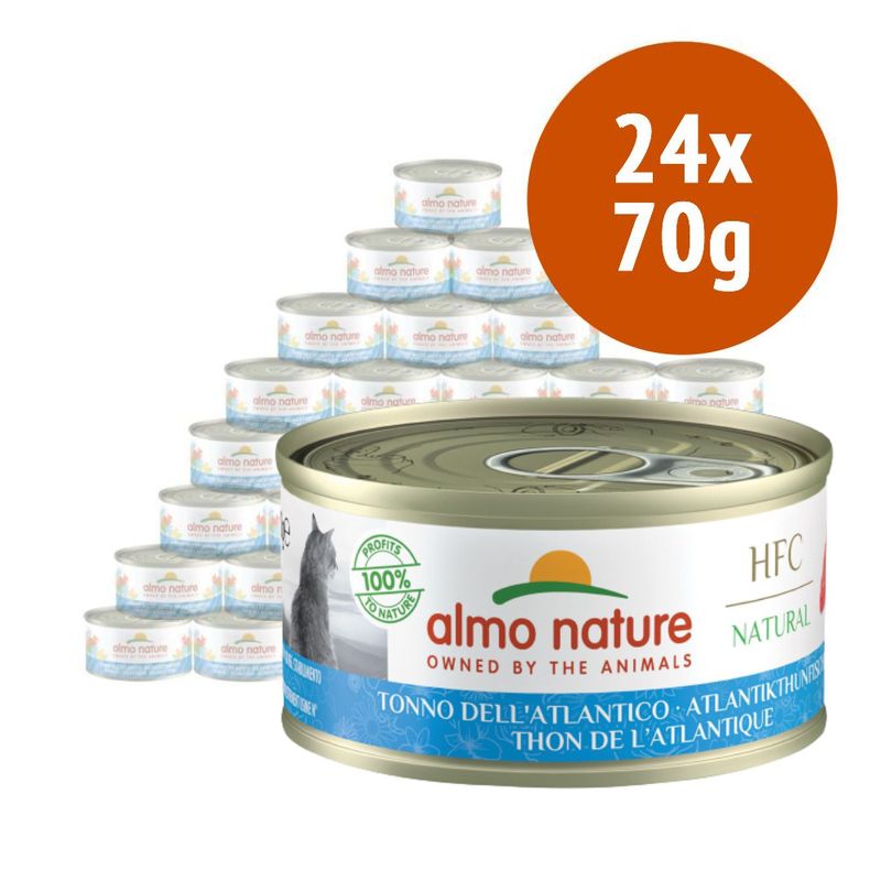Zooplus Almo Nature 24 x 70 g Alimento umido per gatti