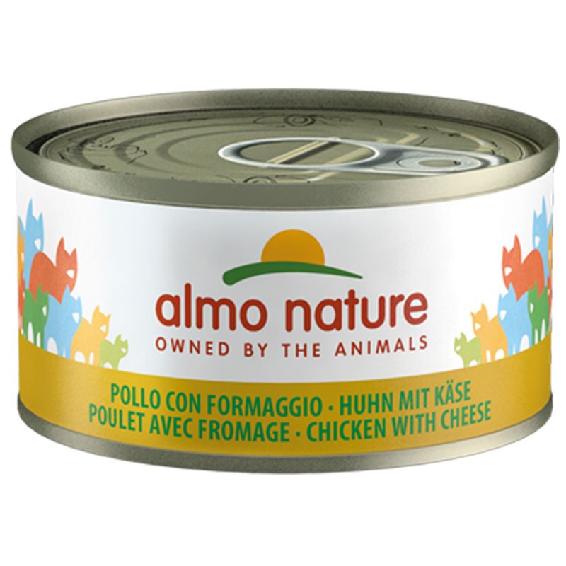 Zooplus Almo Nature 6 x 70 g Alimento umido per gatto Pezzi Unici